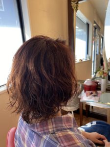 半年前のパーマがまだこんなに綺麗❗️