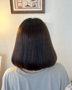 プラチナキラ艶髪ストレート